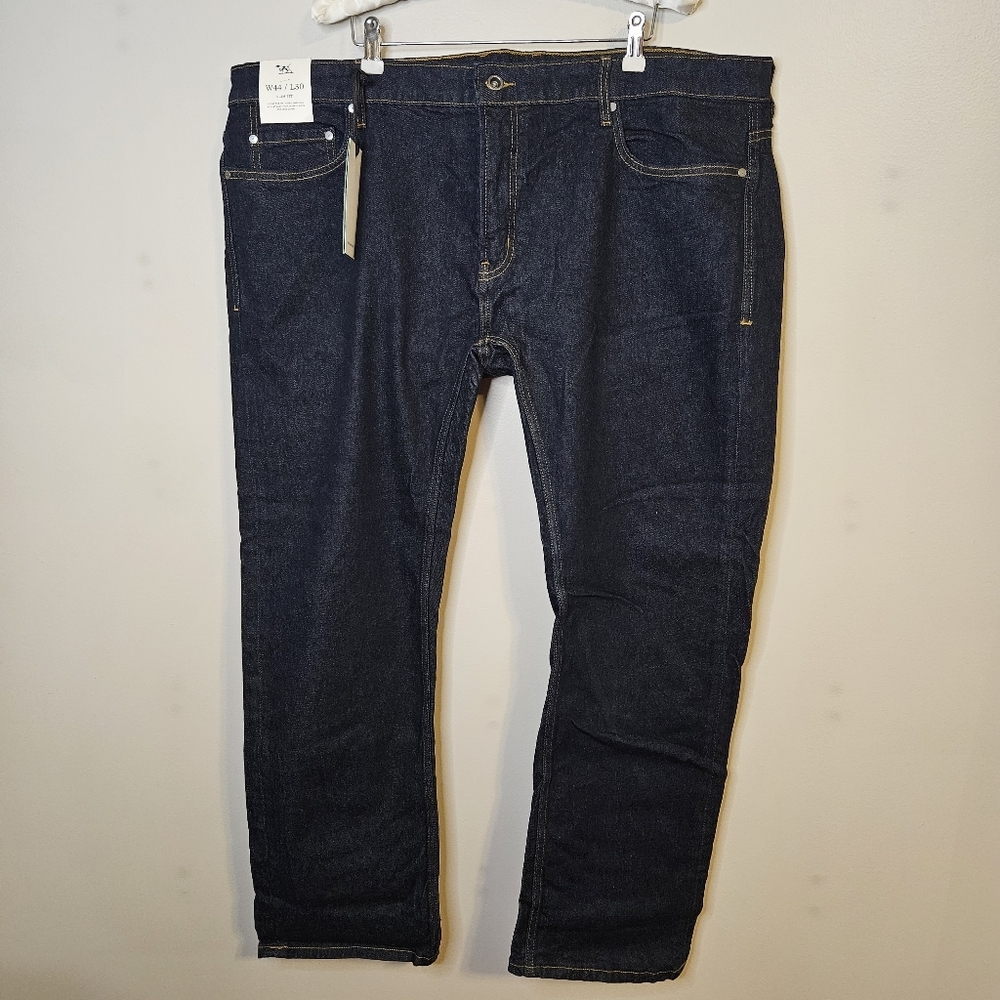 NWT Rodd & Gunn Chartwell Slim Fit Jean Denim 44x30 Dark Vintage Washed - Picture 2 of 13